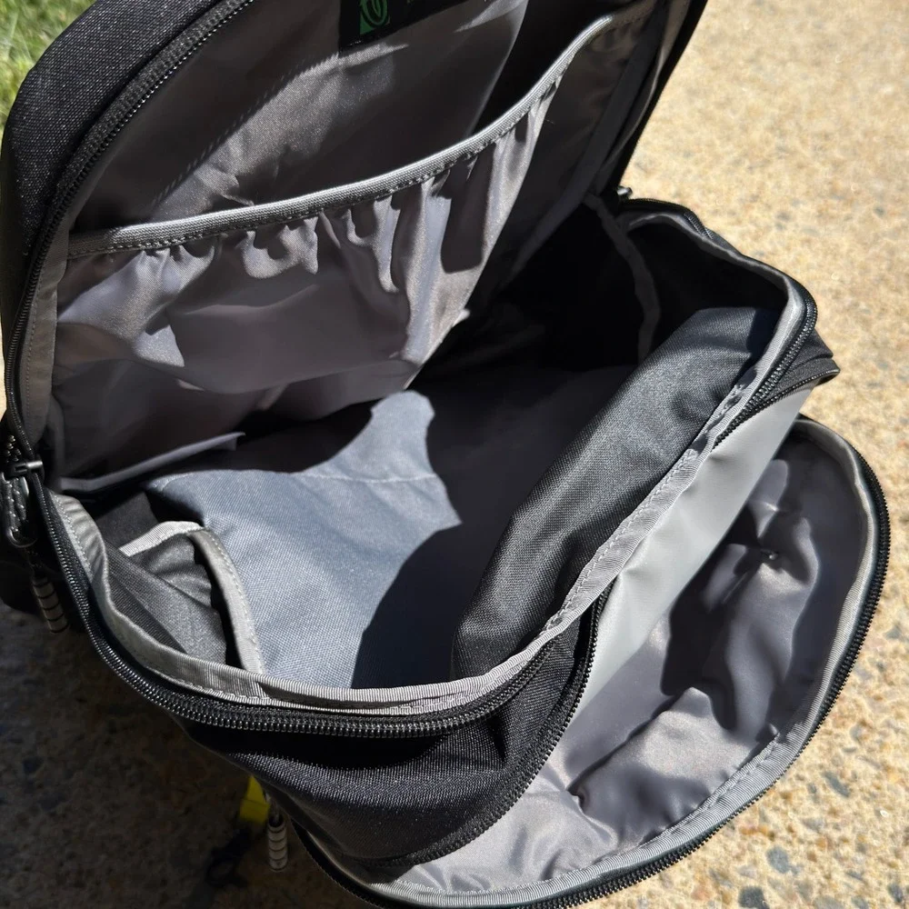 Timbuk2 Parkside Eco Laptop Backpack Black Infoblox Logo 15